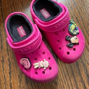 Pink crocs size 10